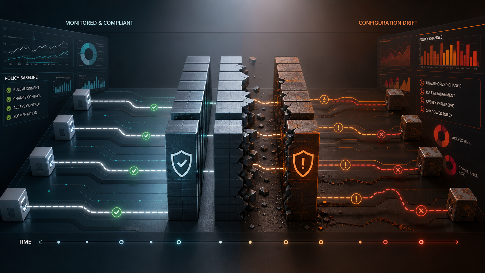 Firewall Monitoring and Configuration Drift: Why One-Off Reviews Are Not Enough